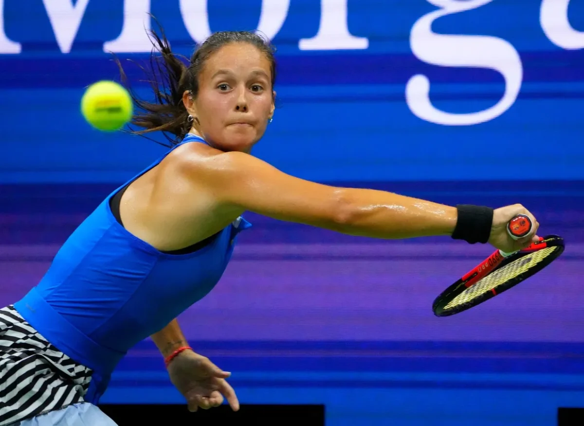 Daria Kasatkina hits to Aryna Sabalenka on day eight of the 2023 U.S. Open tennis tournament at USTA Billie Jean King National Tennis Center in New York, on Sept 4, 2023. (Robert Deutsch/USA TODAY Sports via Field Level Media)