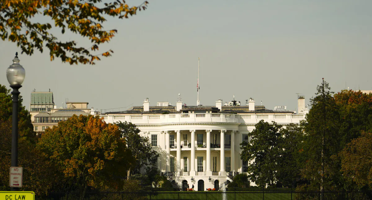 The White House in Washington on Oct. 26, 2023. (Madalina Vasiliu/The Epoch Times)