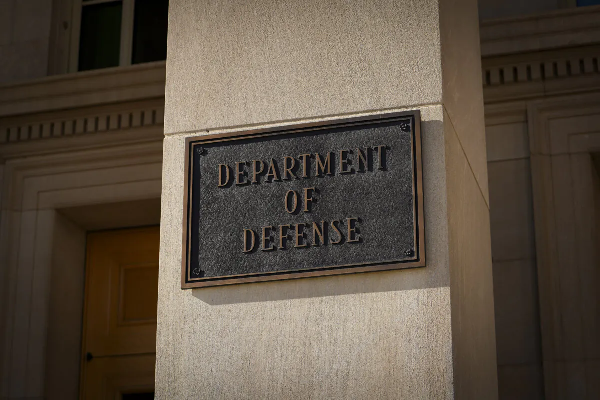 The Pentagon's river entrance in Arlington, Va., on Oct. 25, 2023. (Madalina Vasiliu/The Epoch Times)