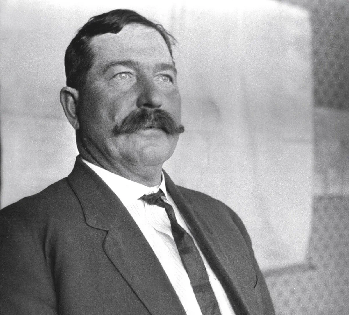 A photograph of Chris Madsen, between 1890 and 1916, in the Frederick S. Barde Collection, Oklahoma Historical Society. (Oklahoma Historical Society)