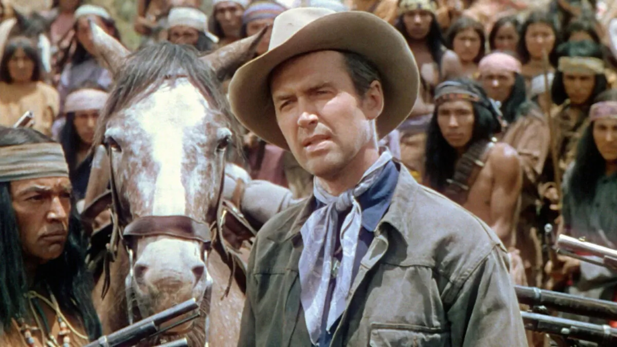 Tom Jeffords (James Stewart) in “Broken Arrow” (20th Century Fox)