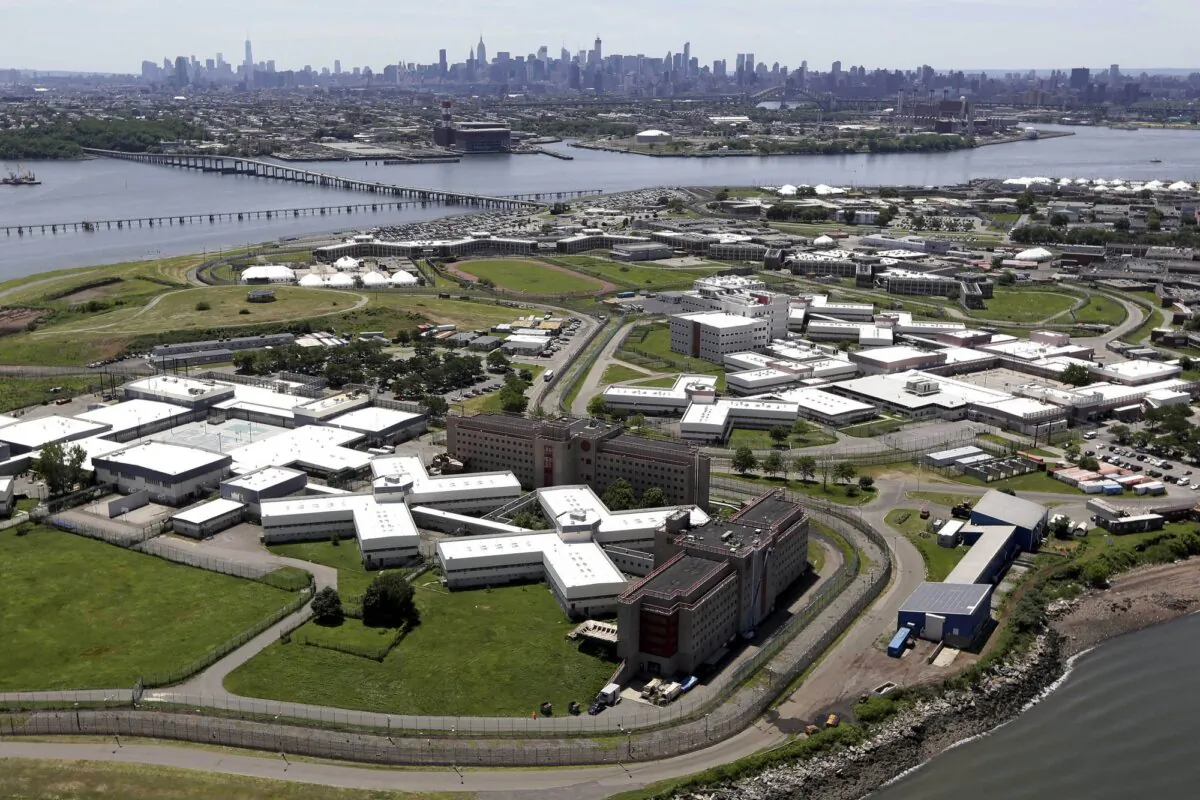 Rikers Island, New York's biggest lockup, on June 20, 2014. (Seth Wenig/AP Photo)