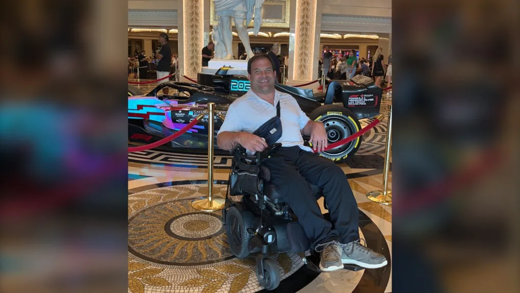 Rodney Hodgins is seen in Las Vegas in an August 2023 handout photo. (The Canadian Press/HO-Deanna Hodgins)
