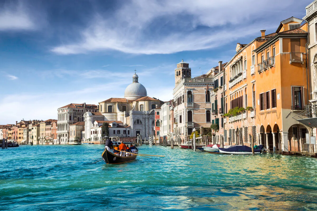 A gondola in a canal in Venice. (Grafner/Dreamstime/TNS)