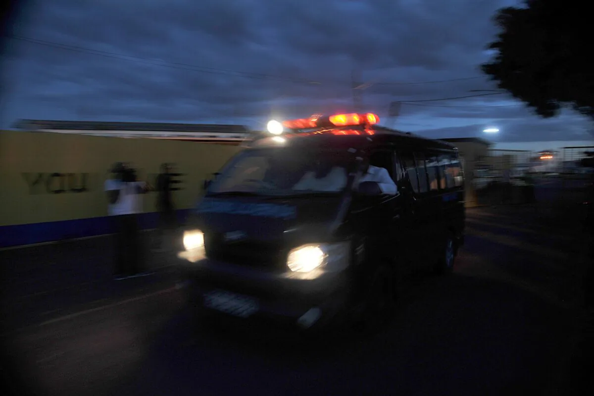 An ambulance in Kenya in a file photo. (Simon Maina/AFP via Getty Images)
