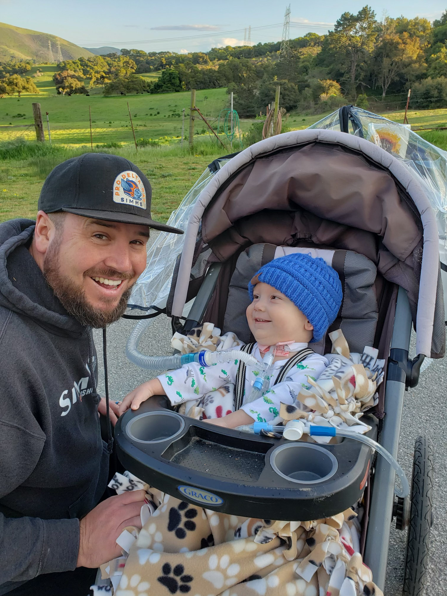 JT with his father, Jason Borofka.