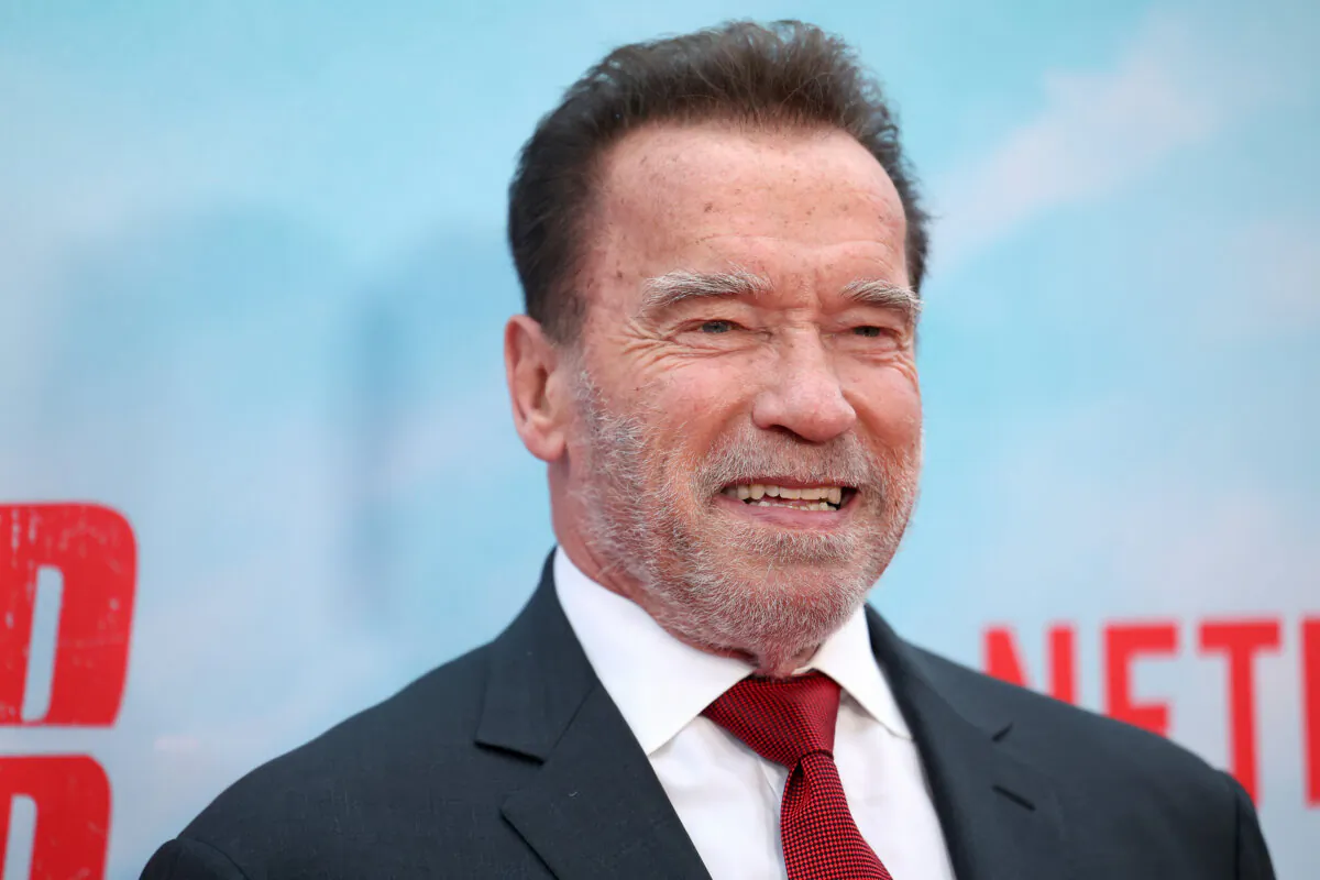 Arnold Schwarzenegger attends the Los Angeles Premiere of Netflix's "FUBAR" at The Grove in Los Angeles on May 22, 2023. (Phillip Faraone/Getty Images)