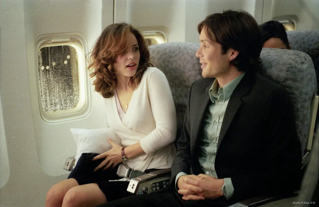 Lisa (Rachel McAdams) and Jackson (Cillian Murphy), in “Red Eye.” (Dream Works Pictures)