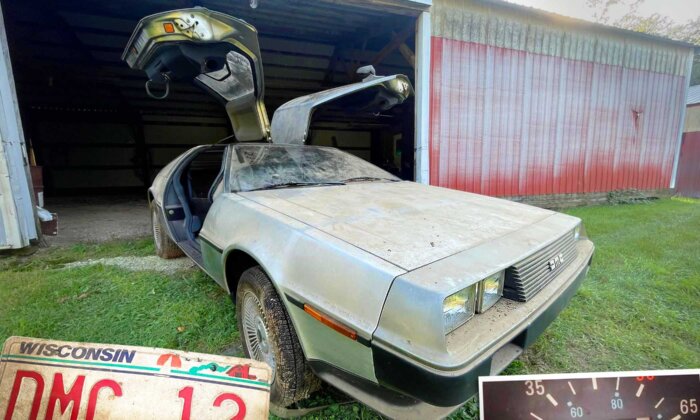 'Time Machine': Man Finds '81 DeLorean With Original Tires, Less Than 1,000 Miles in Barn in Wisconsin