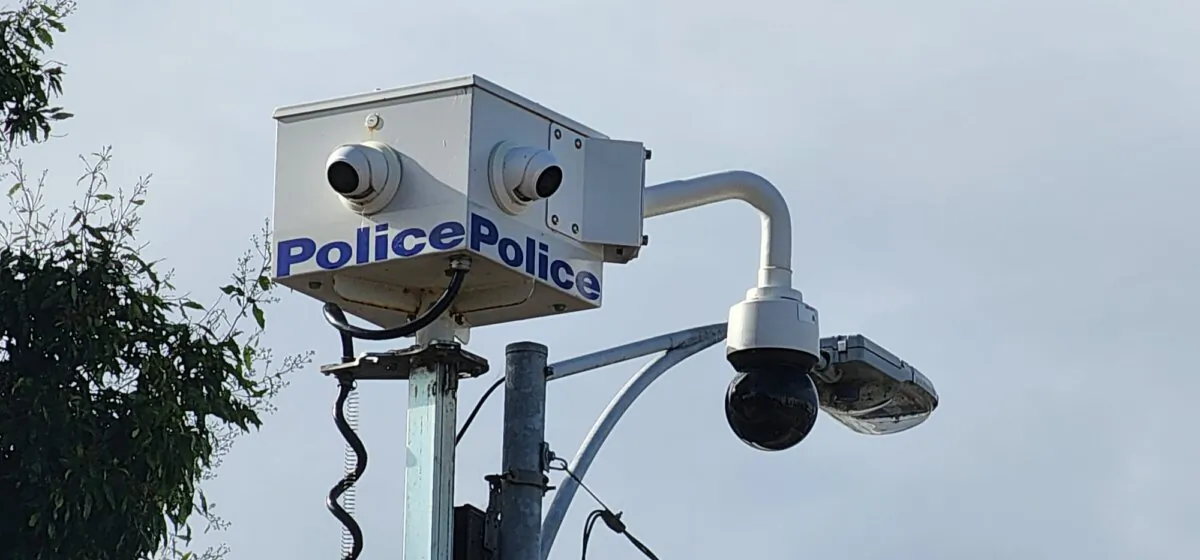 A police CCTV security camera is seen in Caulfield, Melbourne, on Oct. 30, 2023. (Susan Mortimer/The Epoch Times)