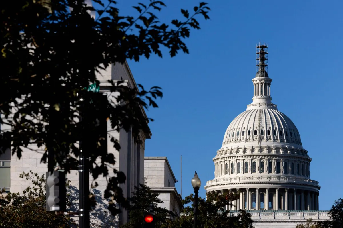The U.S. Capitol building is pictured in Washington on Oct. 23, 2023. (Julia Nikhinson/AFP via Getty Images)
