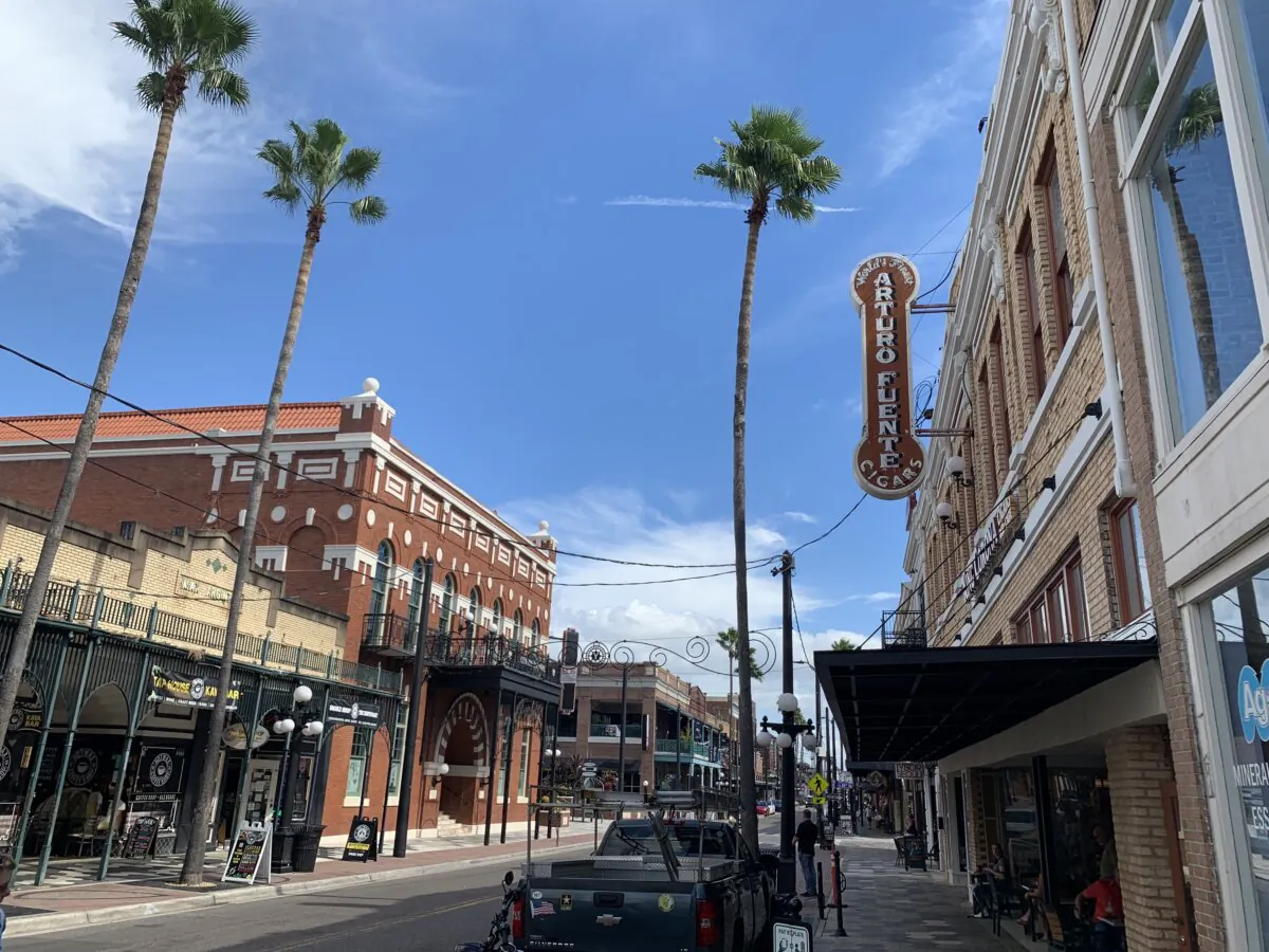 Ybor City, Tampa, Fla. on Oct. 30, 2023. (T.J. Muscaro/The Epoch Times)