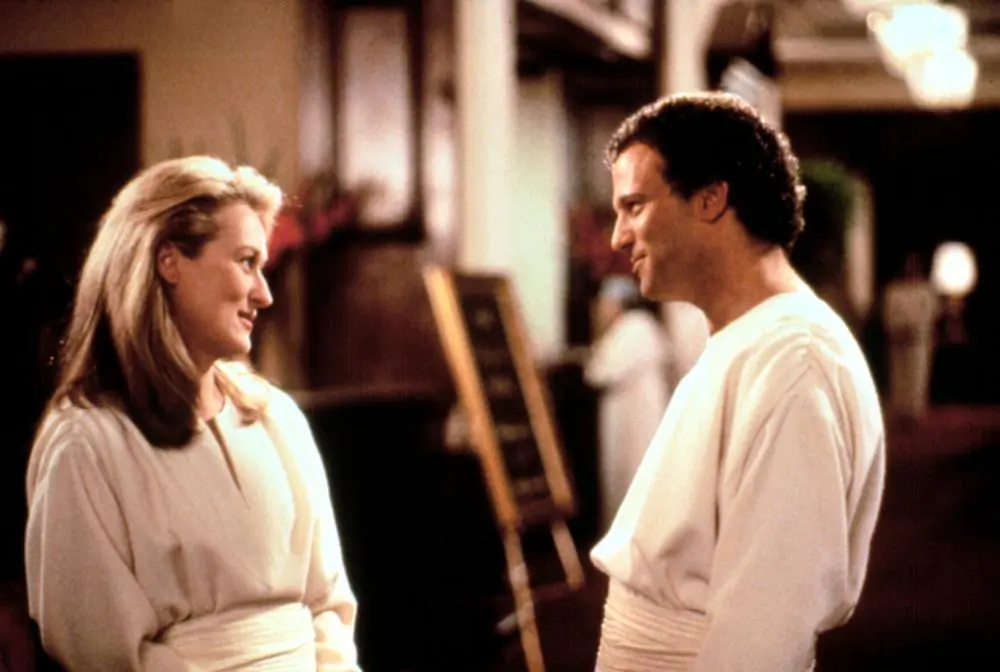 Julia (Meryl Streep) and Daniel (Albert Brooks), in “Defending Your Life.” (Warner Bros.)