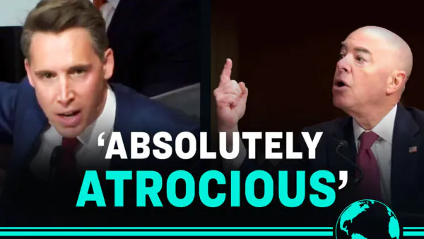 Sen. Hawley, Mayorkas in Heated Exchange Over DHS Staffer’s ‘Pro-Genocidal’ Social Media Posts