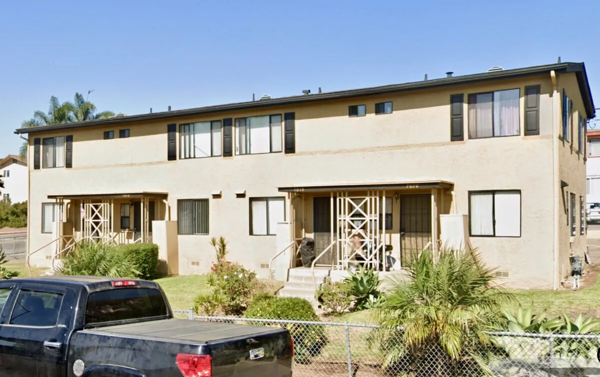 Apartment complex at 7020 Tait St. in San Diego. (Google Maps/Screenshot via The Epoch Times)