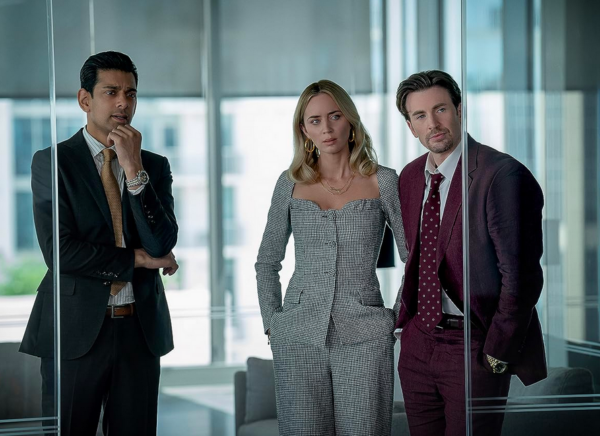 two men and one woman in PAIN HUSTLERS