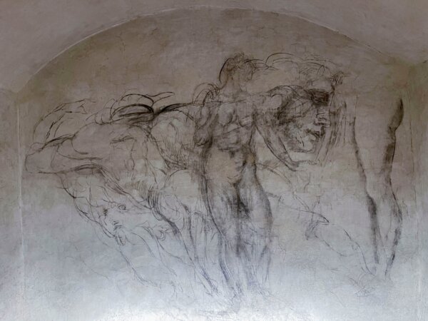 Charcoal Drawings- Experts Have Attributed To Michelangelo