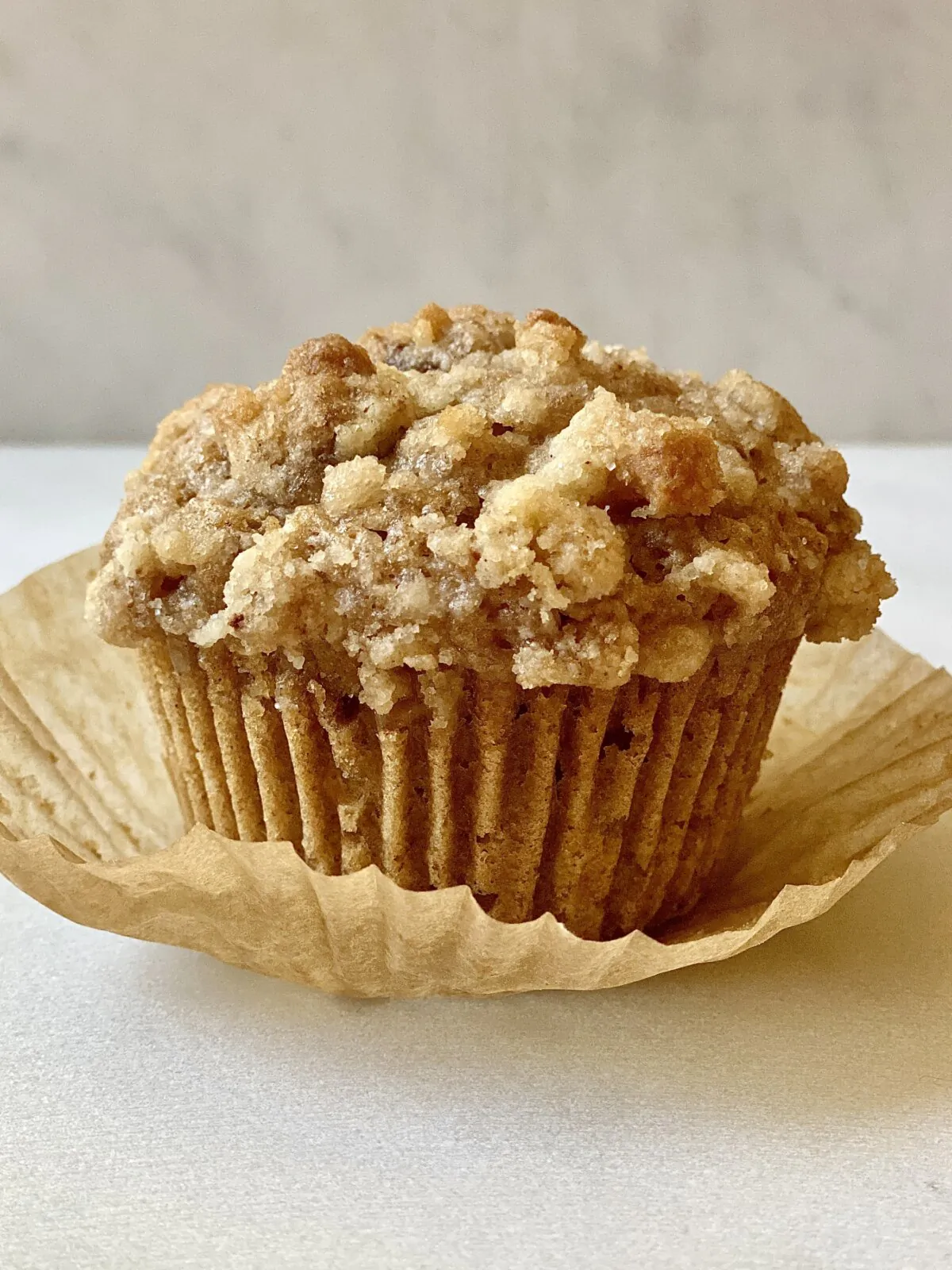This four-ingredient streusel topping lends buttery, crumbly goodness to muffins, cakes, quick breads, and more. (Kelli Foster/TNS)