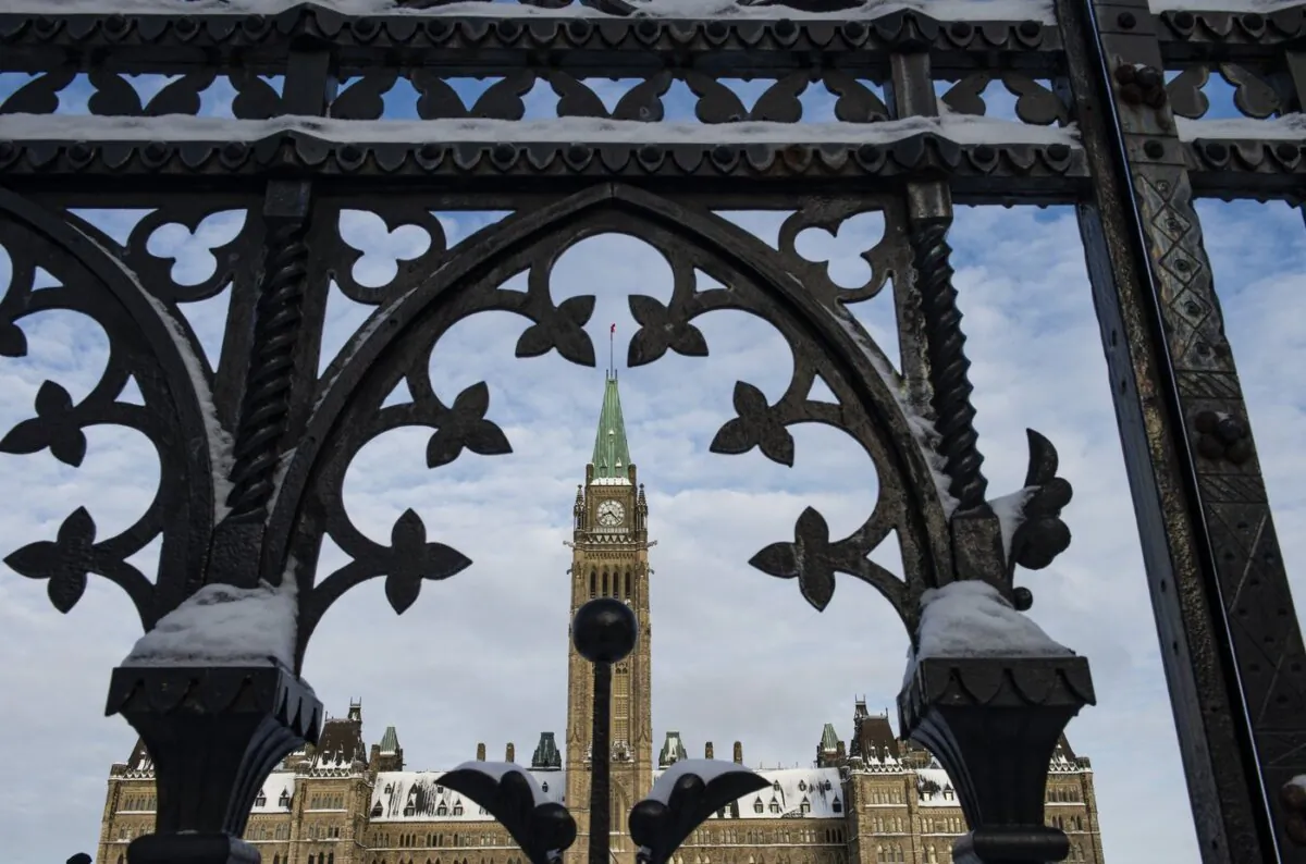 A view of Centre Block, the main building on Parliament Hill in Ottawa, in a file photo. (The Canadian Press/Justin Tang)