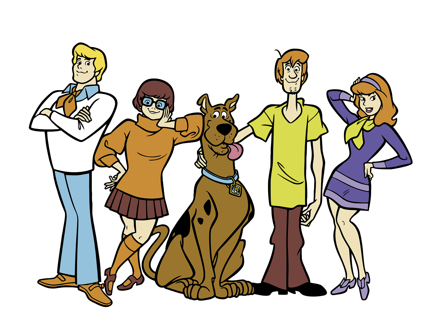 The cast of Scooby Doo