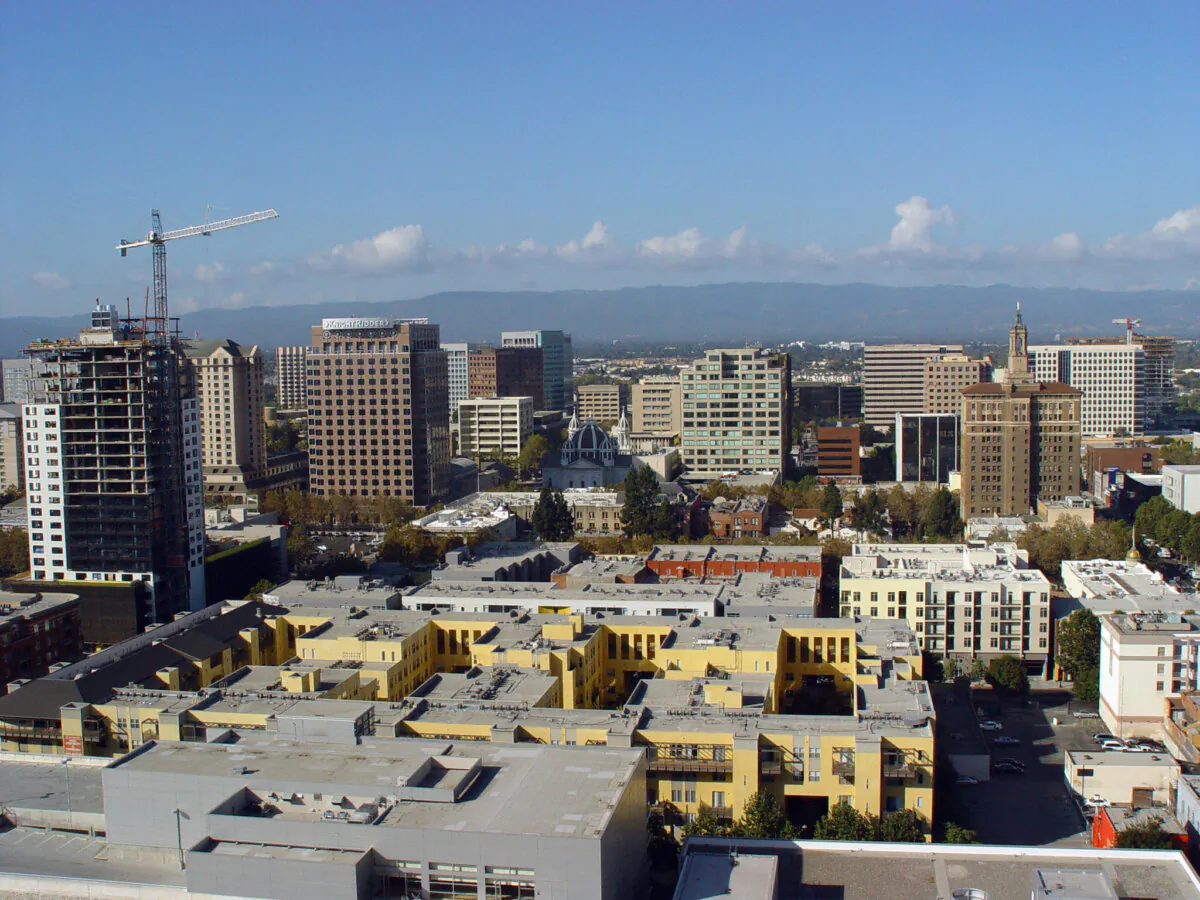 Silicon Valley's capital city San Jose, Calif., on Oct. 2, 2007. (Helene Labriet-Gross/AFP via Getty Images)