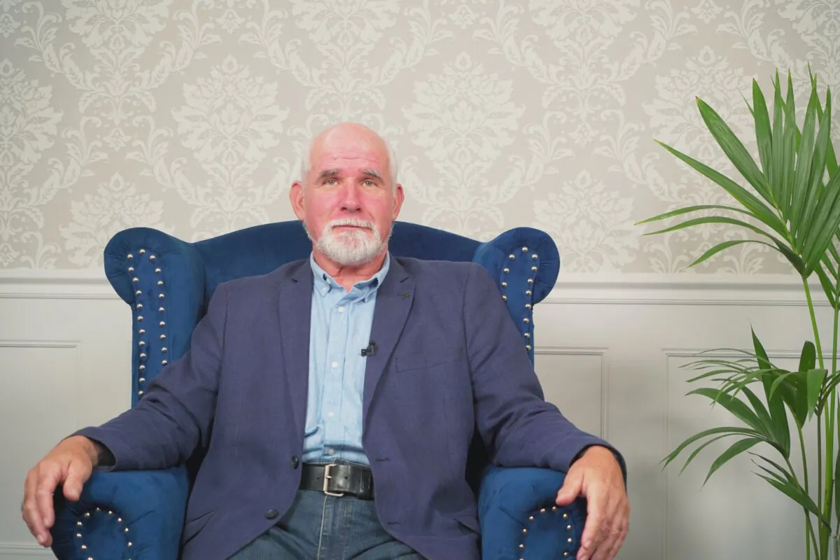 Vincent McGovern speaks to NTD's "British Thought Leaders" programme. (NTD)