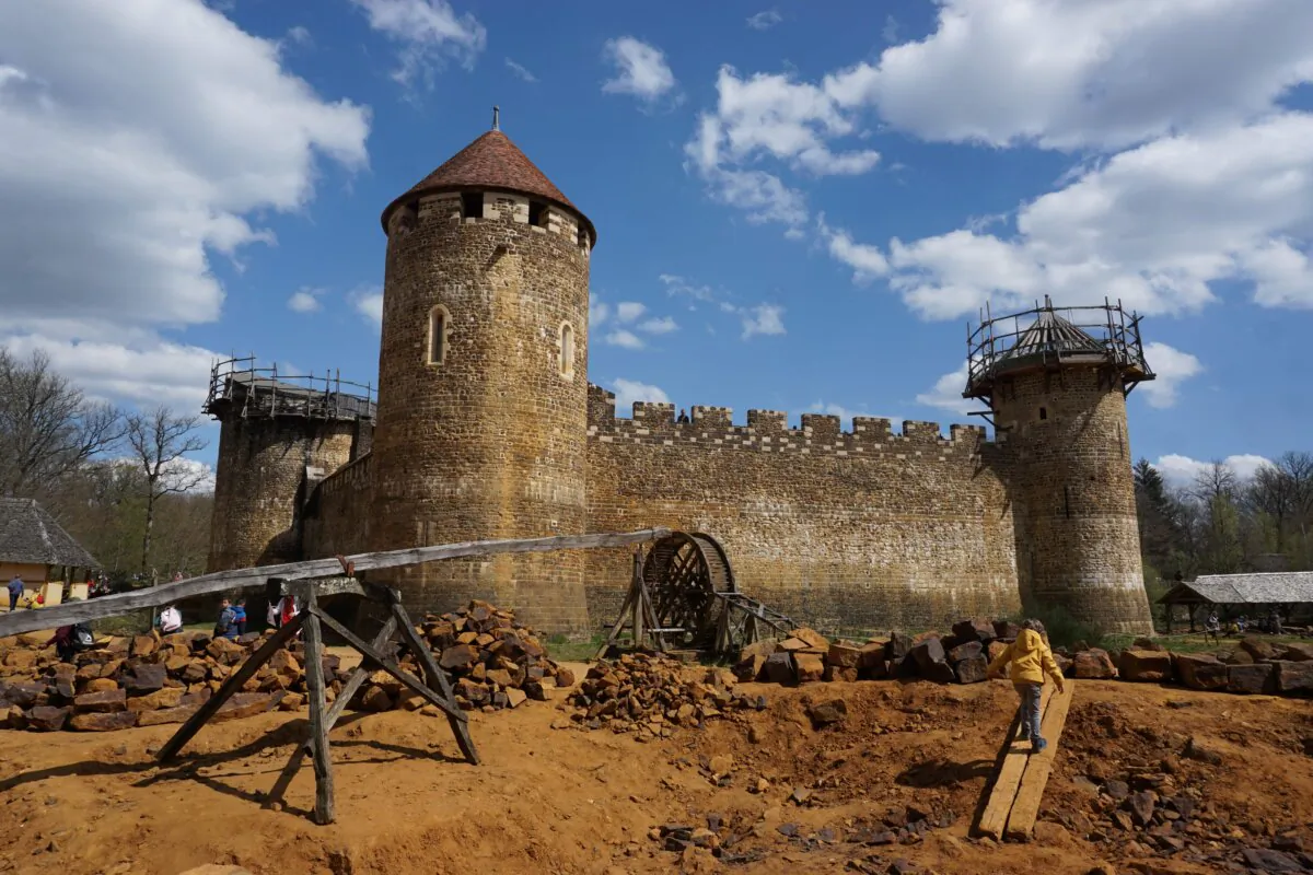 Guédelon Castle complex in 2023. (Copyright Guédelon)