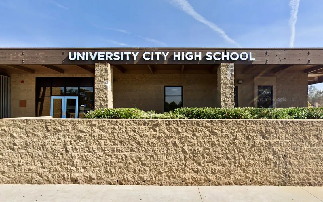 The University City High School at 6949 Genesee Ave in San Diego. (Google Maps/Screenshot via The Epoch Times)
