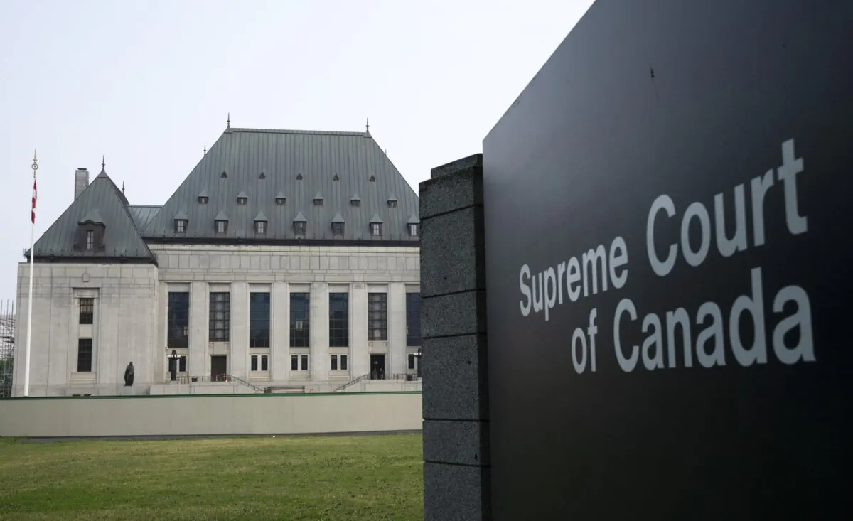 The Supreme Court of Canada in Ottawa on June 16, 2023. (The Canadian Press/Adrian Wyld)