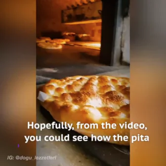 See How This Pita Is Cooked