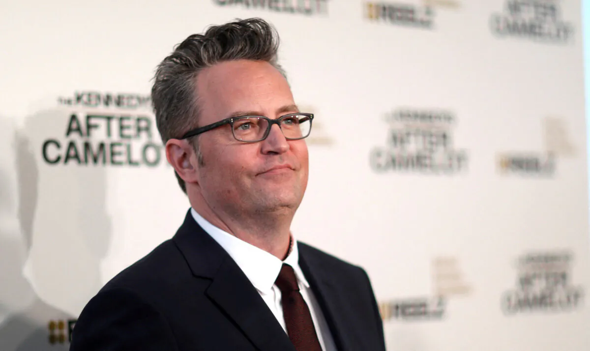 Cast member Matthew Perry poses at the premiere of the television series "The Kennedys After Camelot" at The Paley Center for Media in Beverly Hills, California U.S., on March 15, 2017. (Mario Anzuoni/Reuters, File Photo)