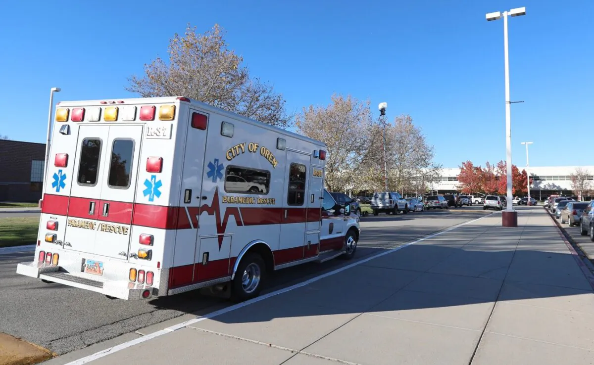 An ambulance in a file photo. (George Frey/Getty Images)
