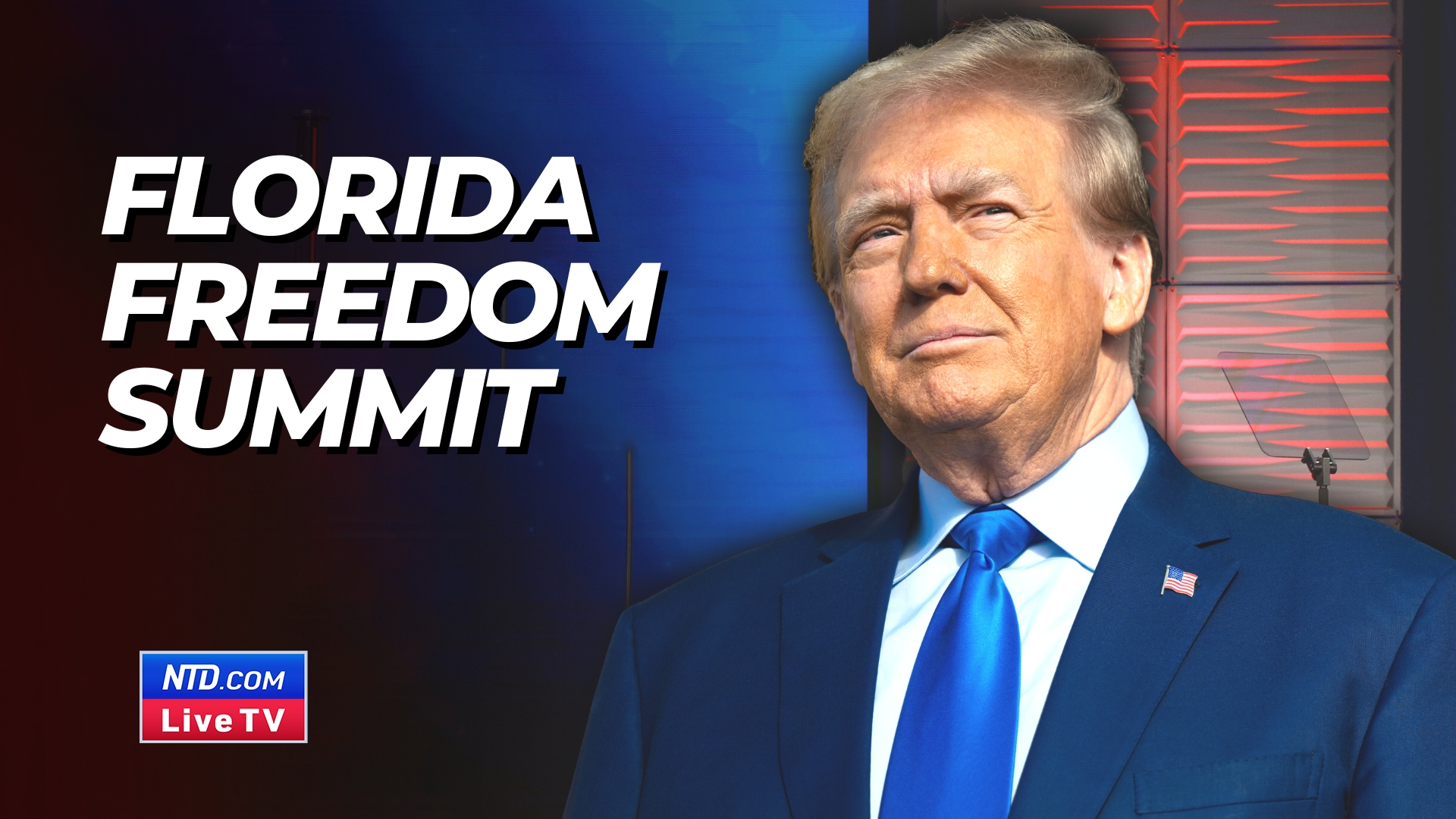 LIVE: Florida GOP Freedom Summit with Trump, DeSantis, and more (Part 2) at 2:35 PM ET.