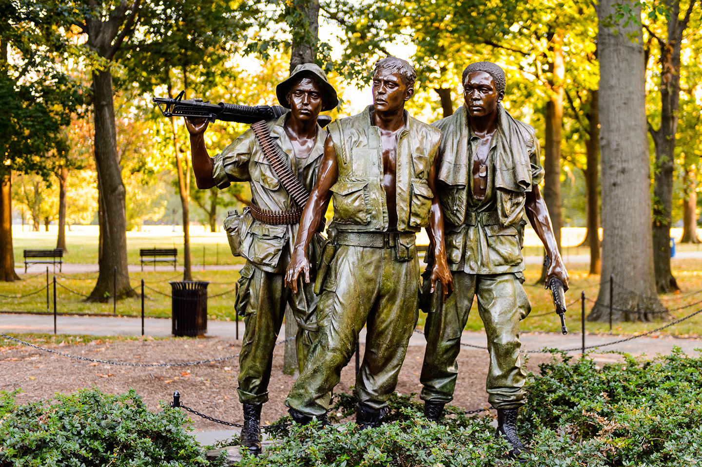 “Three Soldiers” by Frederick Hart 