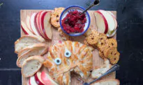 Mummy Baked Brie With Homemade Cranberry Jam