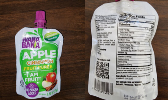 More Fruit Pouches for Children Recalled Over Illnesses Linked to Lead