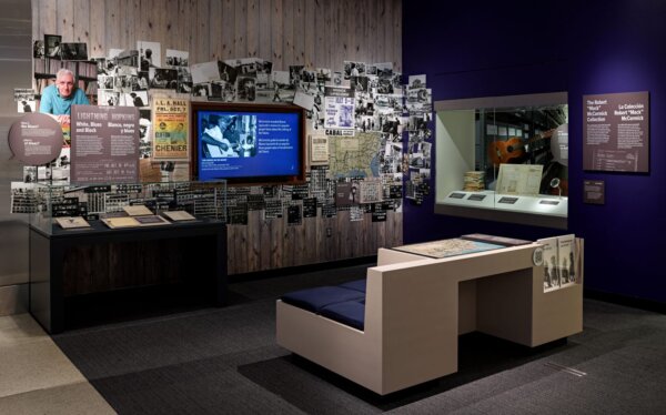 One wall of the Smithsonian’s “Treasures and Trouble Exhibit.” 