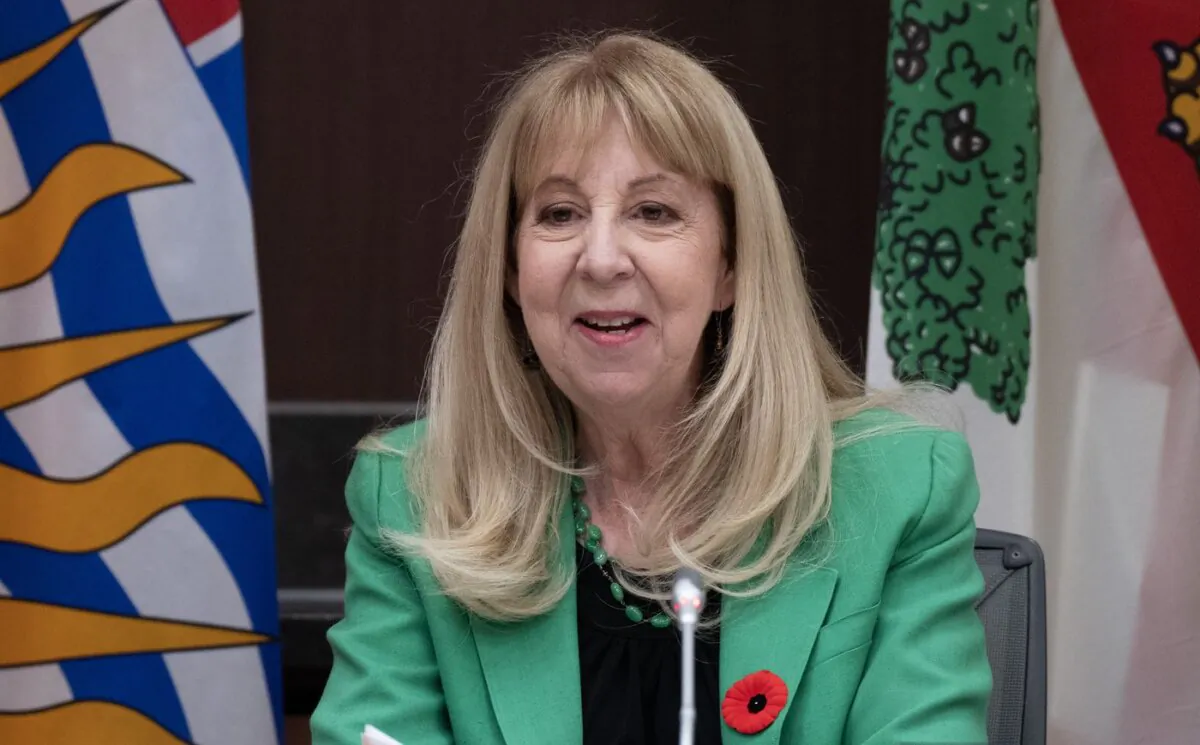 Supreme Court of Canada nominee Mary Moreau appears before the House of Commons and Senate committees in Ottawa on Nov. 2, 2023. (The Canadian Press/Adrian Wyld)