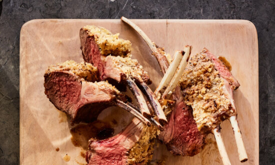 Rack of Lamb with Dijon & Panko Crust