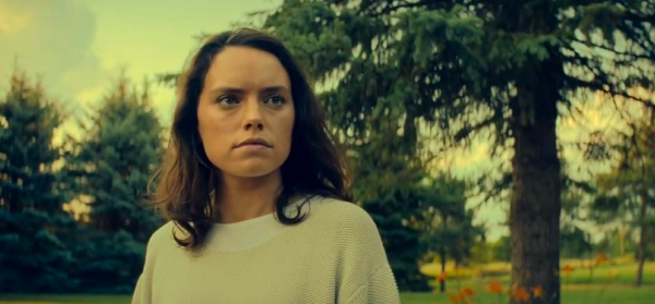 woman in white shirt in THE MARSH KING'S DAUGHTER 