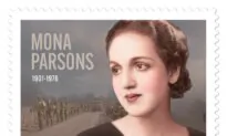Stamp of Mona Parsons, Jailed by Nazis for Aiding Aircrews, Unveiled in Nova Scotia