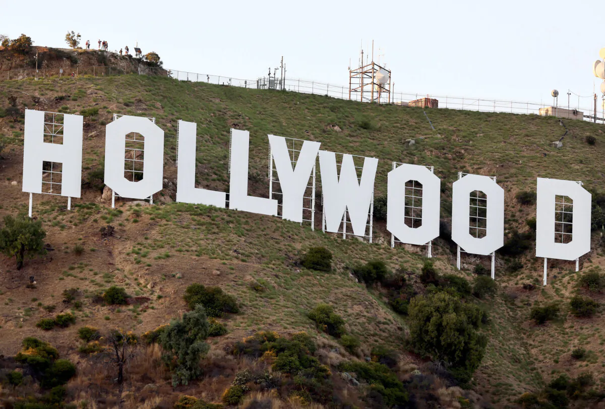 The Hollywood sign seen over Los Angeles on July 12, 2023. (Mario Tama/Getty Images)
