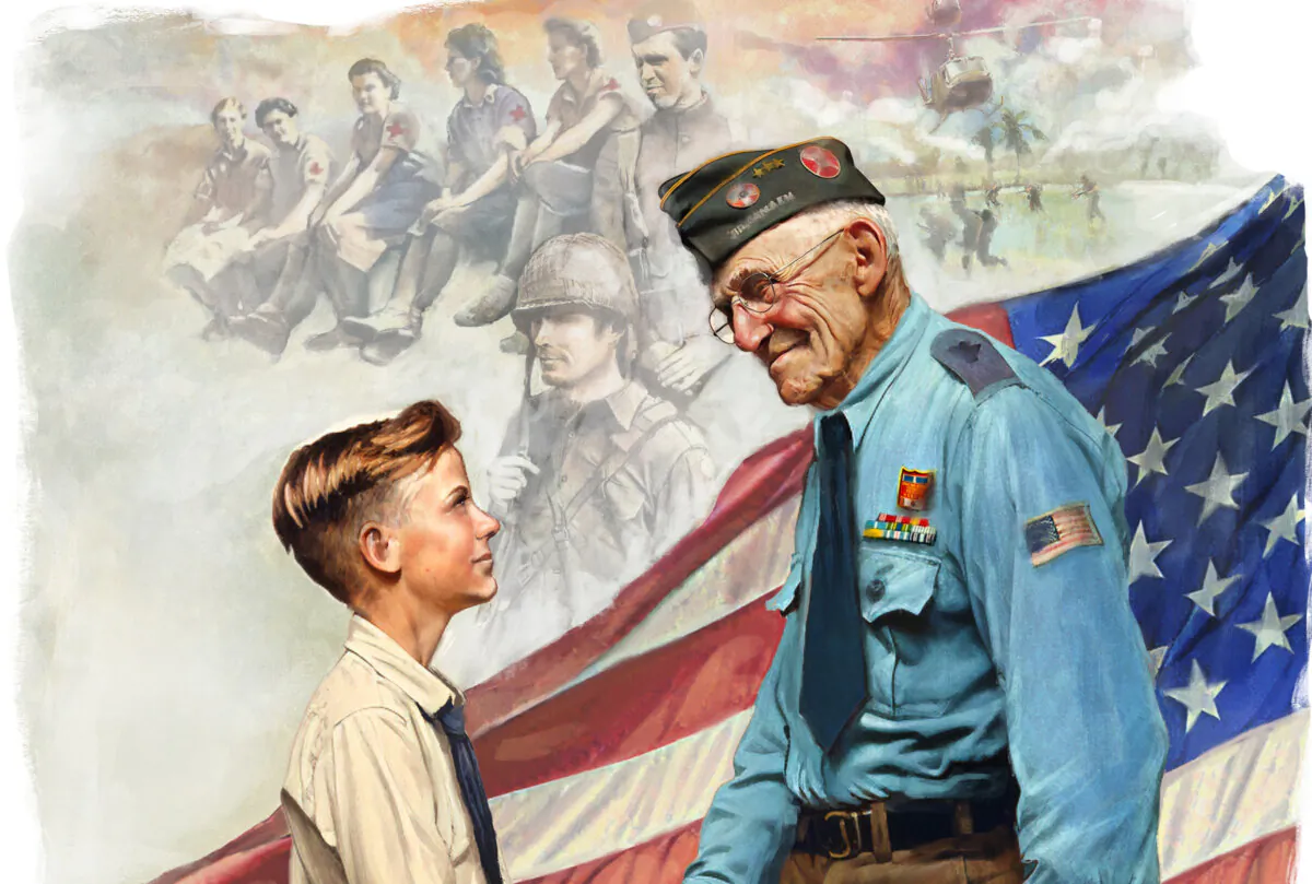 On Veterans Day we salute all those who served in the armed forces of the United States. (Biba Kayewich)
