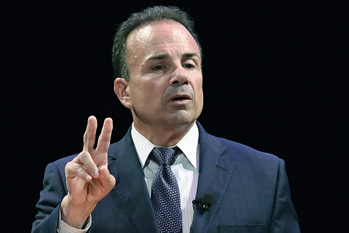 Bridgeport, Conn., Mayor Joe Ganim speaks during a gubernatorial debate in New Haven, Conn., on July 12, 2018. (Jessica Hill/AP Photo)