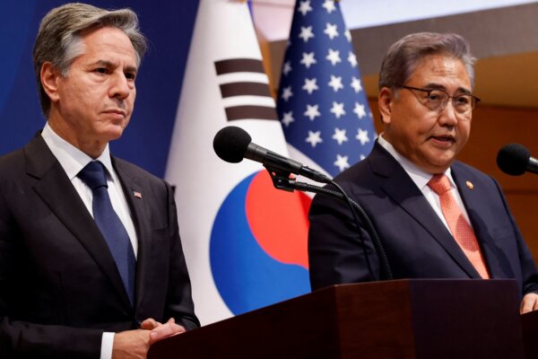 U S Secretary Of State Antony Blinken And South Korean Foreign Minister Park Jin