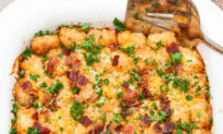 Cheesy Tater Tot Breakfast Casserole