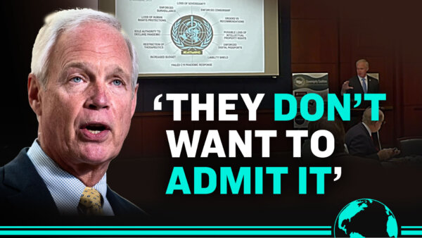 'Nobody Wants to Admit They Were Wrong': Sen. Johnson on Vaccine Injures, Response to COVID-19