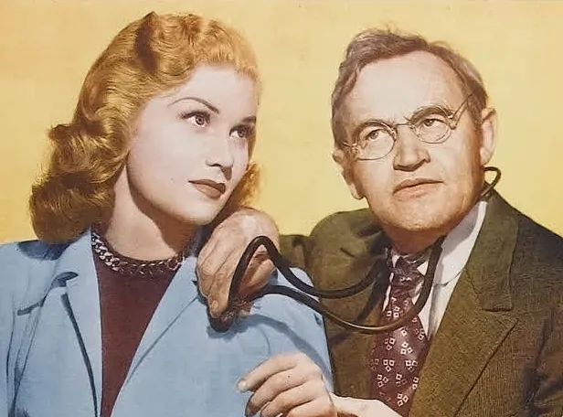 Cropped lobby card for the 1947 film “Welcome Stranger.” (MovieStillsDB)