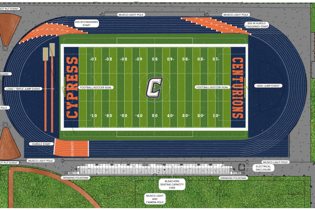 Cypress High Set to Break Ground on New Football, Track Facilities