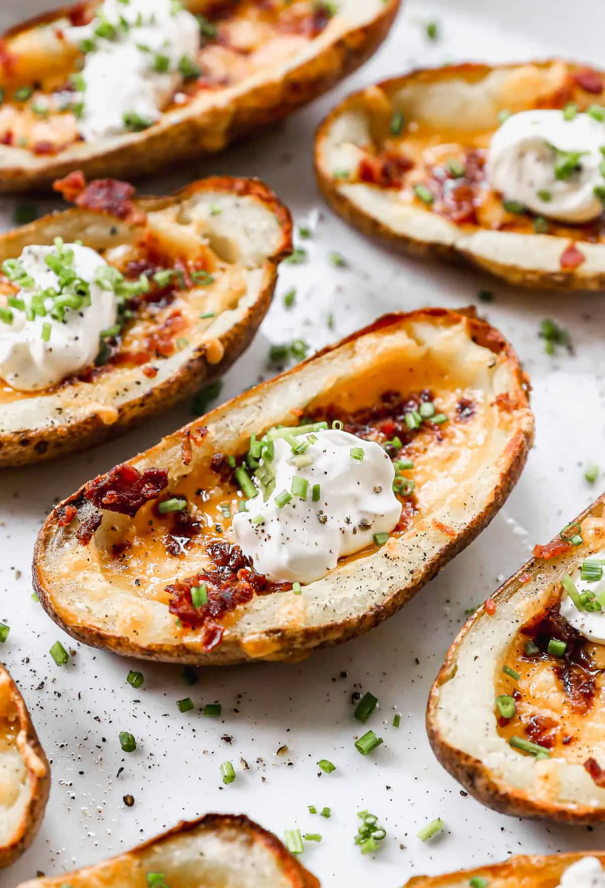 Potato skins are easy to prepare and enjoy. (Courtesy of Lauren Allen)